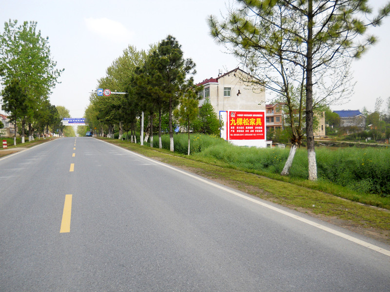 黃岡墻體廣告九棵松家居